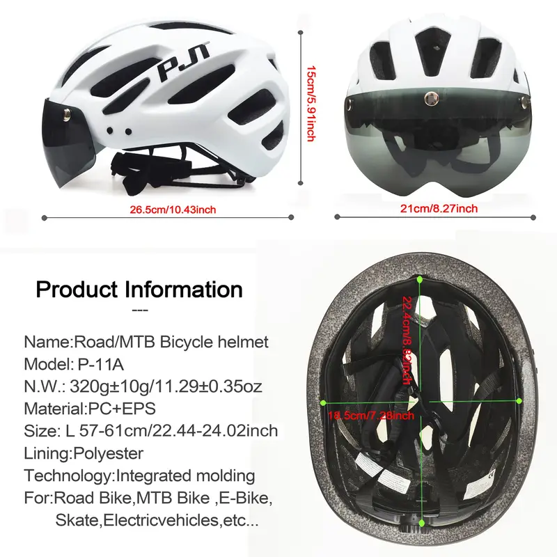 PJT 4-in-1 Bike Helmet - Image 4