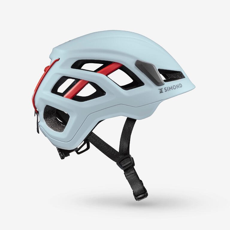 CLIMBING AND MOUNTAINEERING HELMET EDGE WHITE RED - Image 2