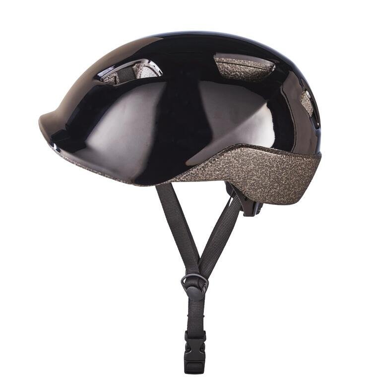 Kids' Bike Helmet 100 Black - Image 3