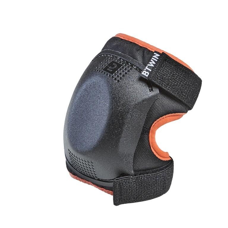 One Size Cycling Elbow and Knee Protectors Set 3 to 6 Years orange - Image 4